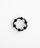 Merrymotive Black Onyx And Crystal Ring