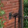 Home Garden Garage Tools Display Wall-mounted Rack Shovel Rake Broom Hose Spade Storage Stand Black Carbon Steel Rack Antislip