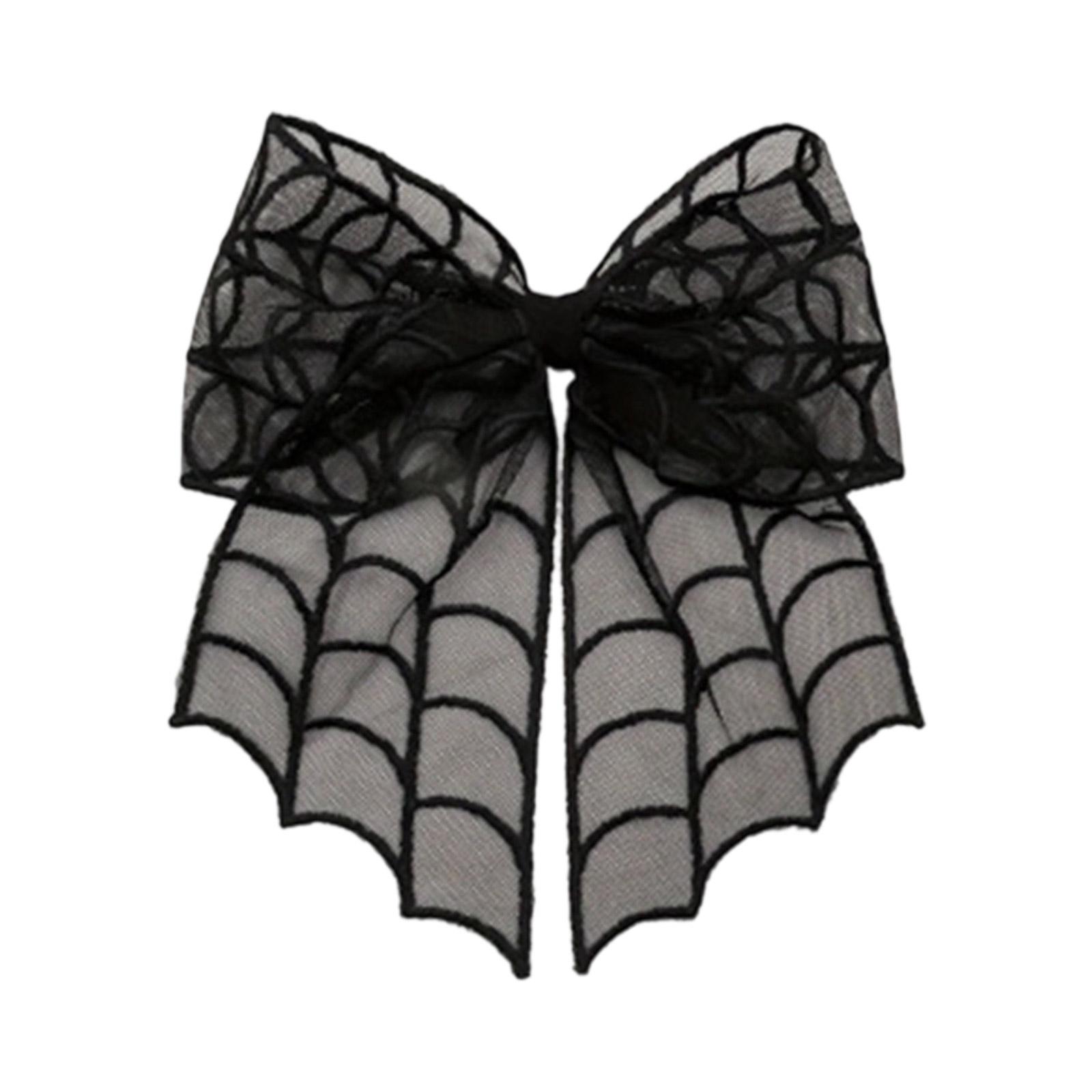 

Bat Embroidery Hair Clip Halloween Gothic Accessories For Girls Women Lace Tulle Veil Hairpin Cosplay Costume Headpiece S2