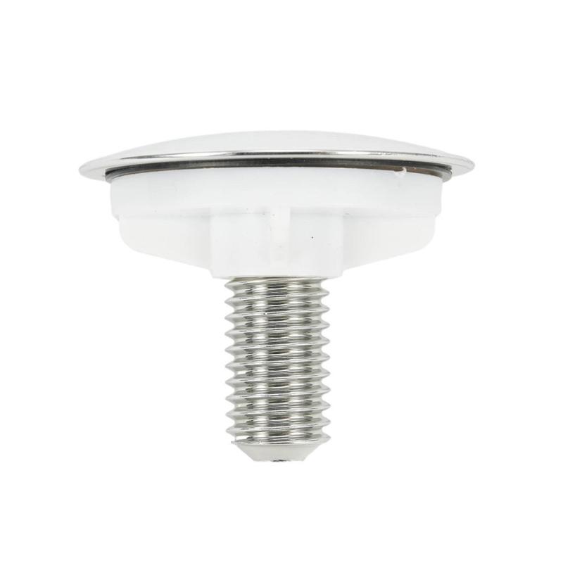 Premium ABS Sink Hole Cover Featuring Silver Coating Resistant to Stain and Impact for Long Terms Use in Kitchen Sinks