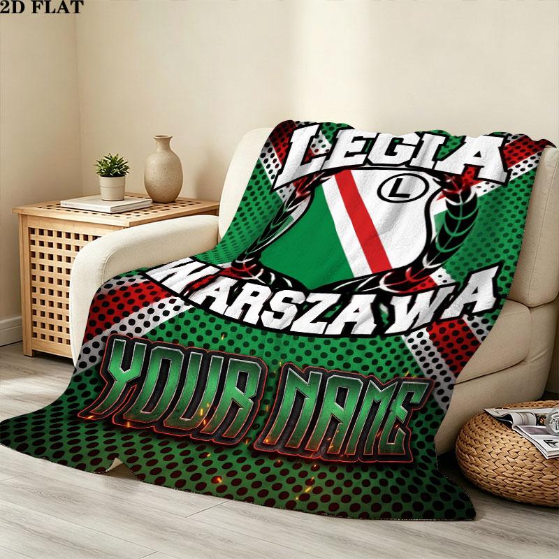 Custom Legia Warsaw Blanket, High quality Comfortable for All Seasons, Home Decor, Warmth and Comfort