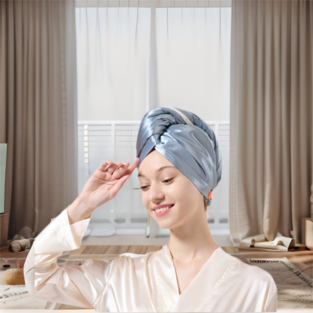 

Reusable Acetate Waffle Dry Hair Cap Fast Drying Dry Hair Towel Beauty Routine золотий