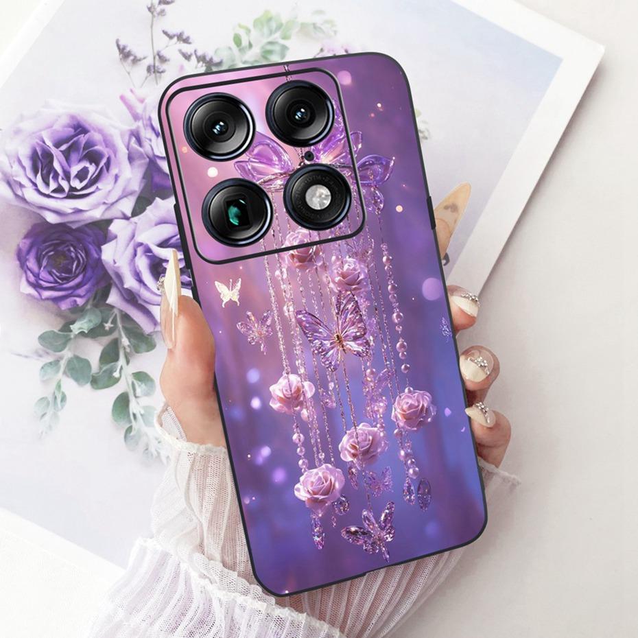 Fashion Letter Phone Case For Motorola Signature XT2603-2 Back Cover For Motorola Signature 5G Soft Black Silicone Cases