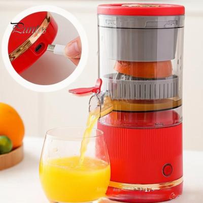 Elektrischer Entsafter, wiederaufladbar über USB, tragbar, leicht zu reinigen, für Orangen, Limetten, Zitrusfrüchte, Grapefruits, Zitronen, Obstpresse, Küchenhelfer