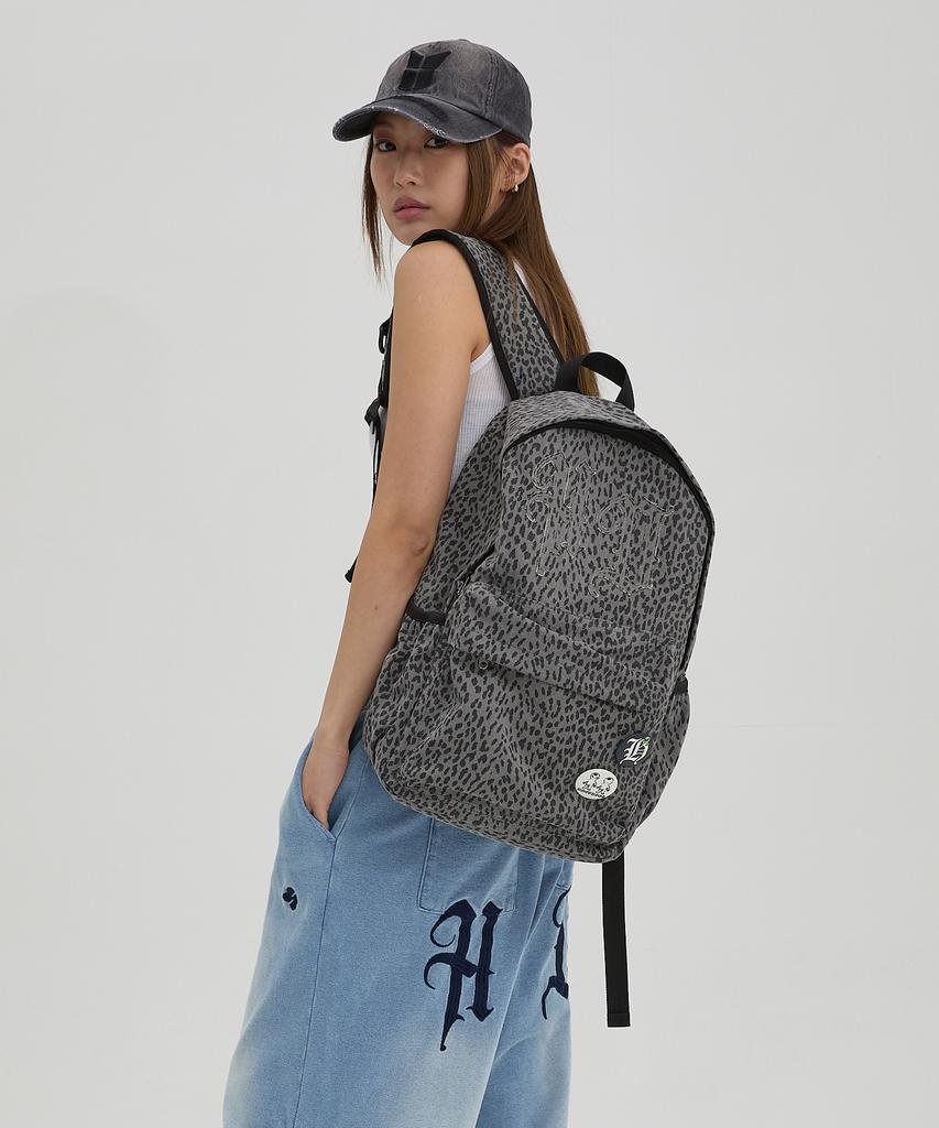 Hoodhood Hd Logo Applique Backpack Leopard