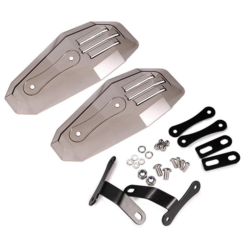 A28G-Motorcycle Hand Guard Motorcycle Hand Guard Handle For Davidson Sportster XL883 XL1200 X48 Fat Boy Gray