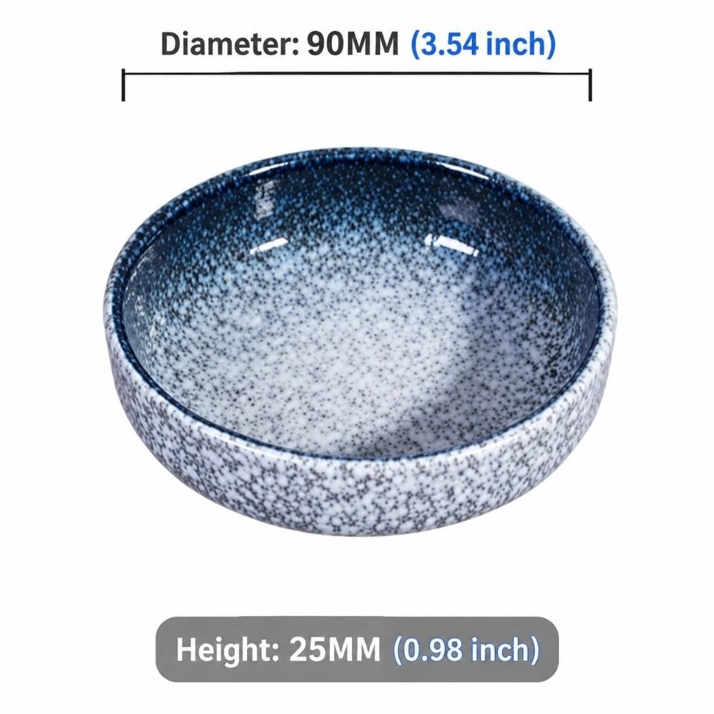 Retro Seasoning Dish Ceramic Ceramic Plate Japanese Style Dipping Bowl Japanese Cuisine
