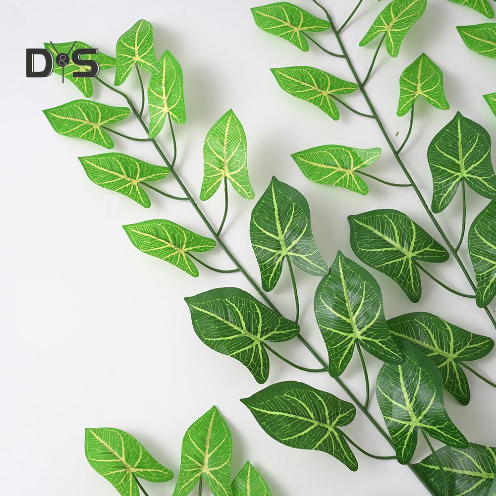 Buy Artificial Vine Rattan Flower Green Plants Leaves Pendant Home