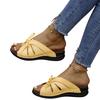 Sandali da Donna alla Moda Casual Oversize con Fiocco Cut-out Peep-Toe