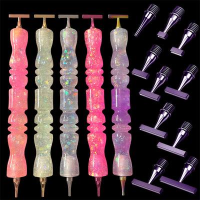 DIY Diamantmalerei Stift Schöner Stickfaden Punktbohrwerkzeug Multifunktionale Metallschraubgewindespitzen Zubehör
