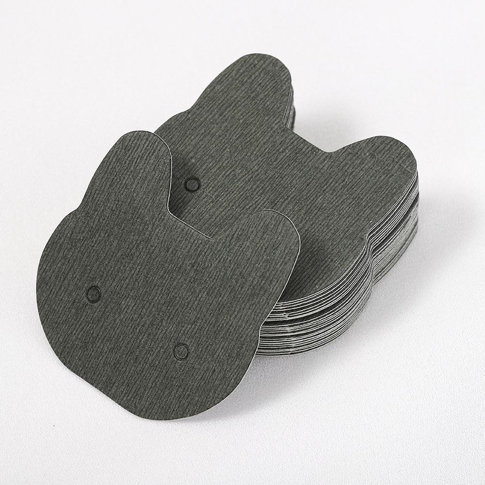 Kraft Paper Jewelry Card for Earrings and Necklaces - 2.5x3.5cm