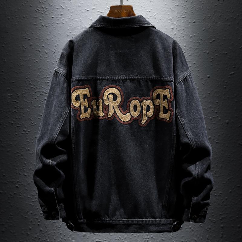 

Куртка мужская весенне-осенняя новая большого размера топ мужской ретро топ универсальная куртка 5XL