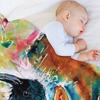 Akahi Sunbird Throw Blanket halloween Plush Luxury Brand Personalized Gift Blankets