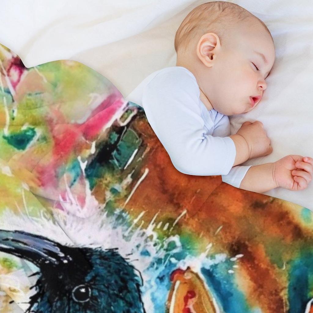 Akahi Sunbird Throw Blanket halloween Plush Luxury Brand Personalized Gift Blankets