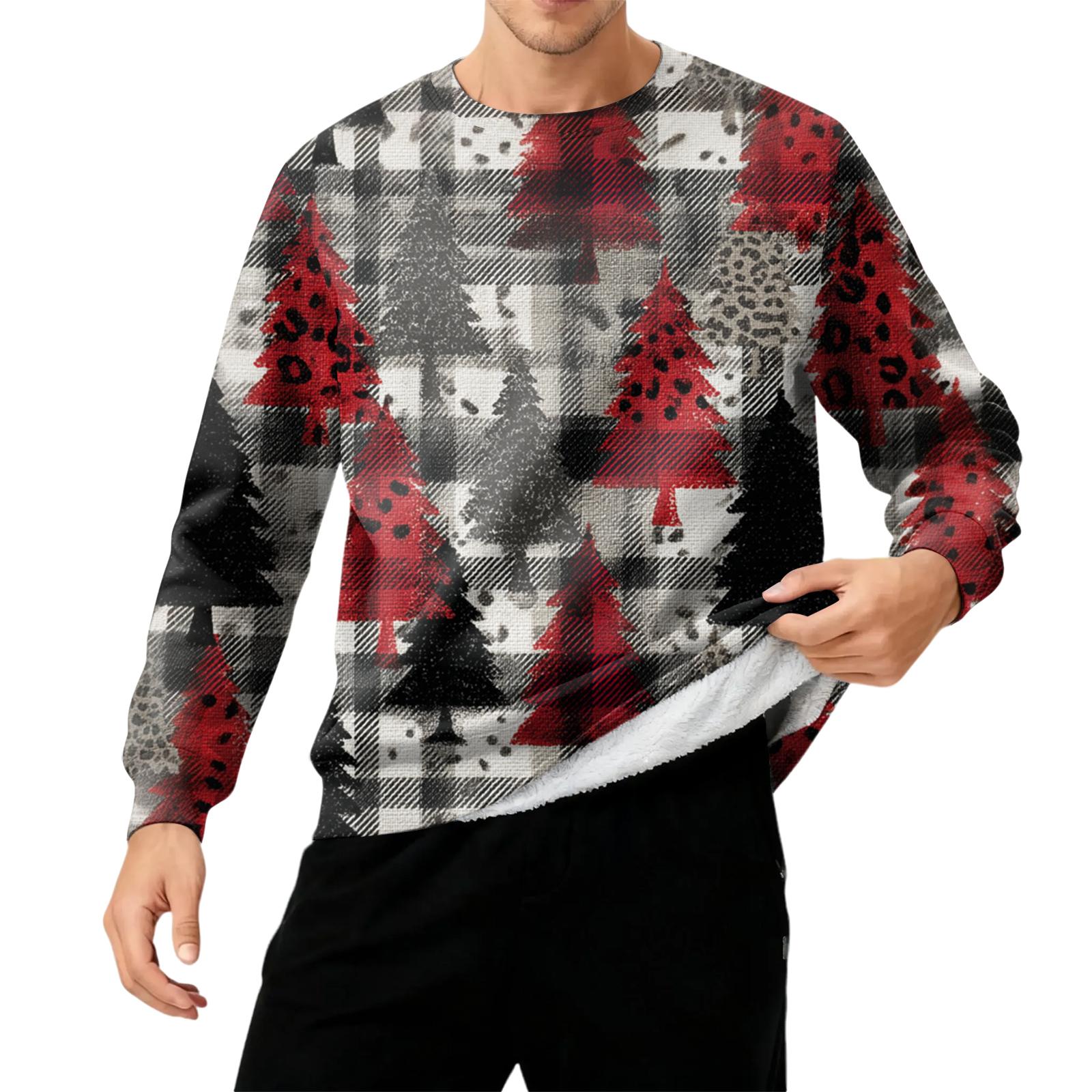 

Мужская толстая теплая толстовка с флисовой подкладкой и круглым вырезом XL белый