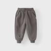 David Bella Boys' and Girls' Fleece-Lined Pants, Children's Thickened Sweatpants, Baby Casual Pants, Winter Children's Clothing
