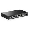 MokerLink 8 Port 2.5G Ethernet Switch with 10G SFP, 8 X 2.5G Base-T Ports Compatible with 10/100/1000Mbps, Metal Unmanaged Fanless Network Switch