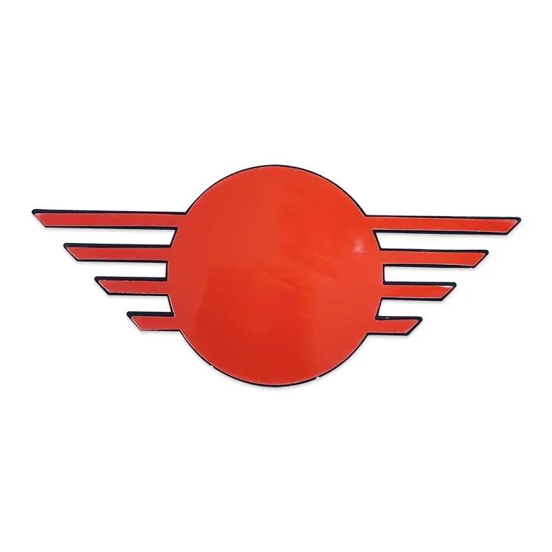 3D ABS Car Front Head Emblem Rear Sticker Logo for BMW Mini Coopers F54 F55 F56 F57 Refit Replacement Badge Exterior Accessories