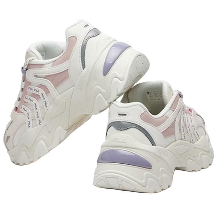 Fila SOFIA 2 Textile, Synthetic Leather Low Top Chunky Sneakers Women's White Pink F12W231170DGR