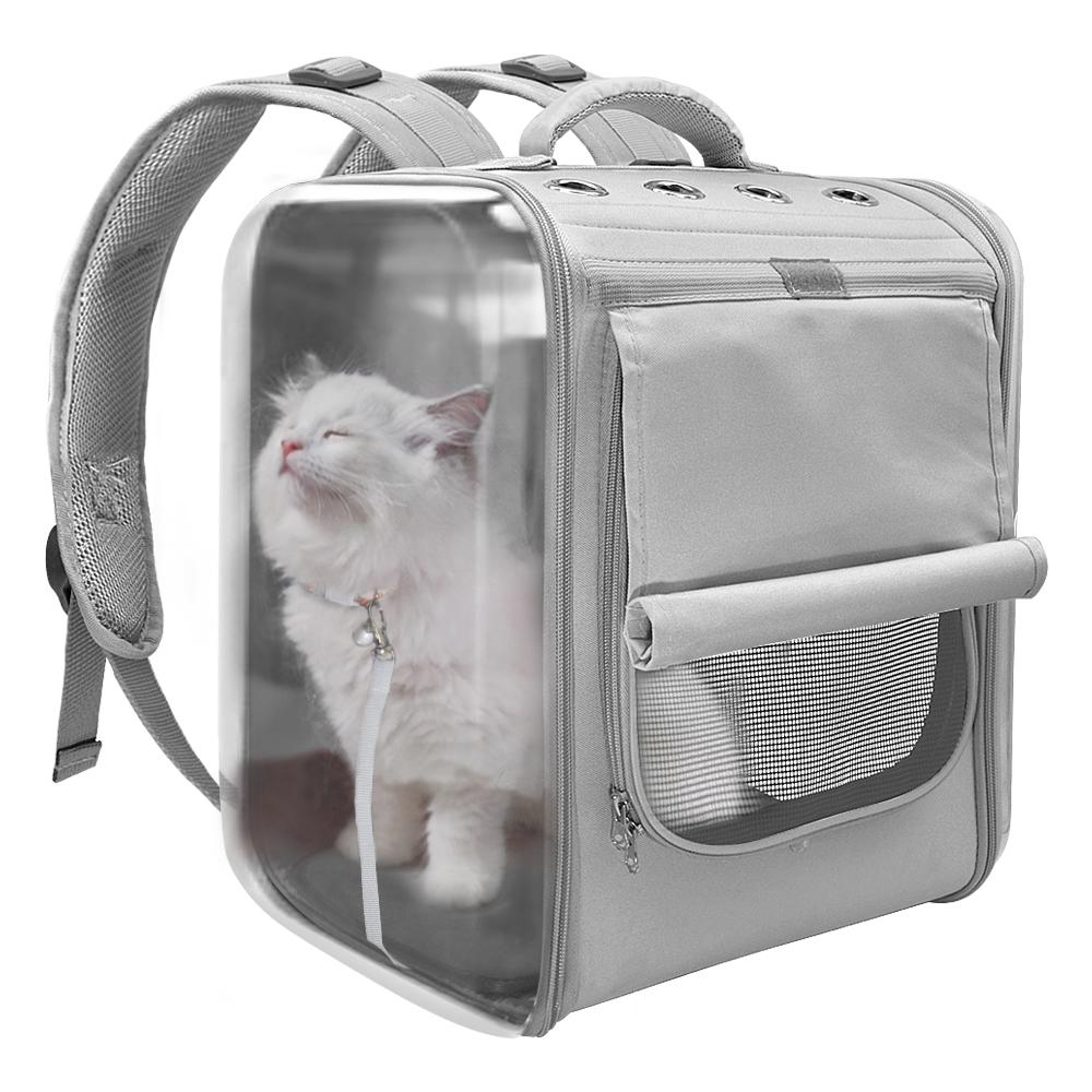 Ademende kattenrugzak Grote capaciteit Hond Transparante handtas Outdoor Reizen Draagbaar