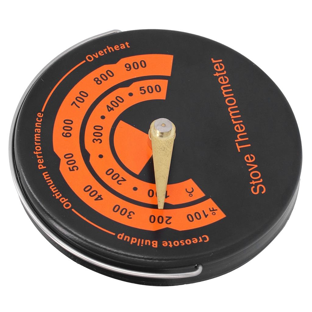 Herdthermometer Magnetisch Holzofen Oberseite Ofentemperaturmesser Kaminzubehör