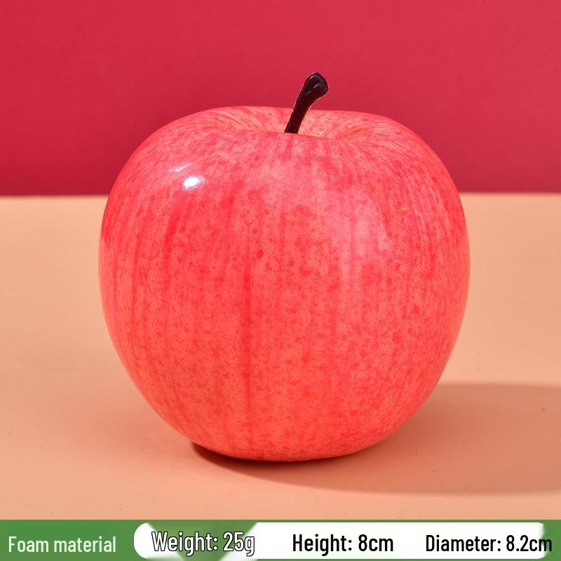 Plastic Red Fuji and Red Delicious Fake Apple Display Decoration Prop