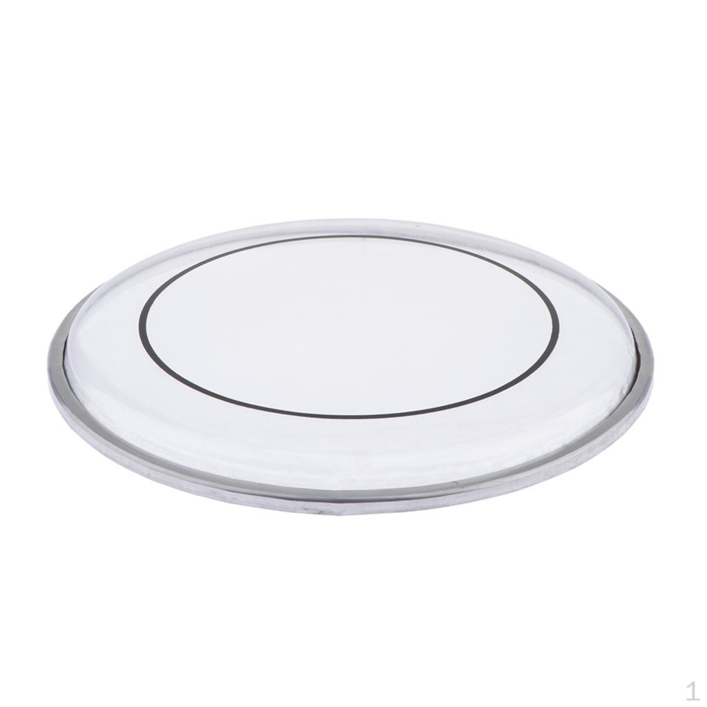 

1 шт., 8 дюймов, прозрачная сменная головка с двойной кожей барабана, двойной слой