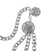 Clothes Decoration Sun Flower Adjustable Metal Belts Aluminum Chain Women Body Chain Waist Chain