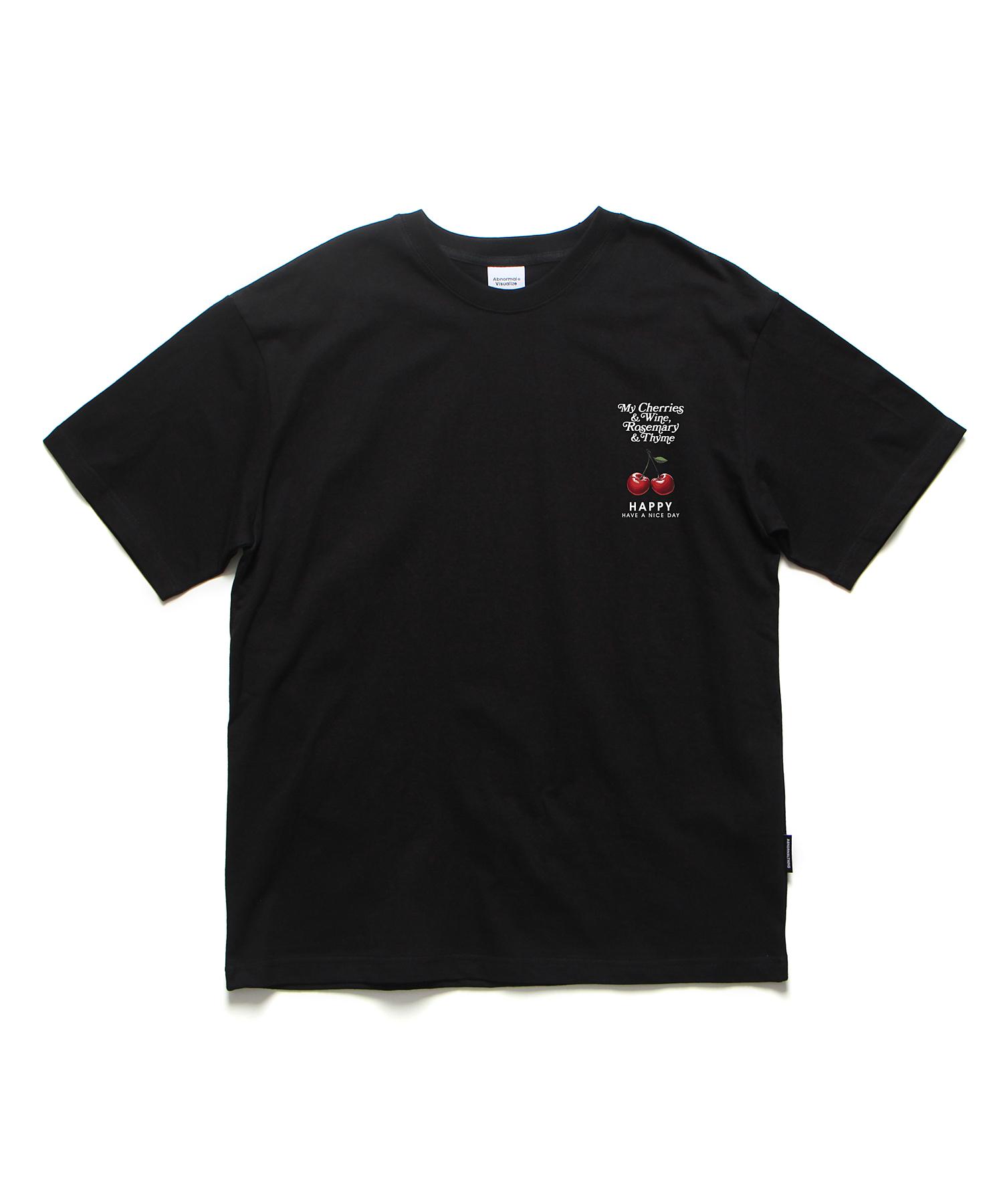 Appnol Mersing Cherries Oversized T-Shirt Black M