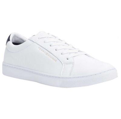 Metallic Back Lace-Up Sneakers
