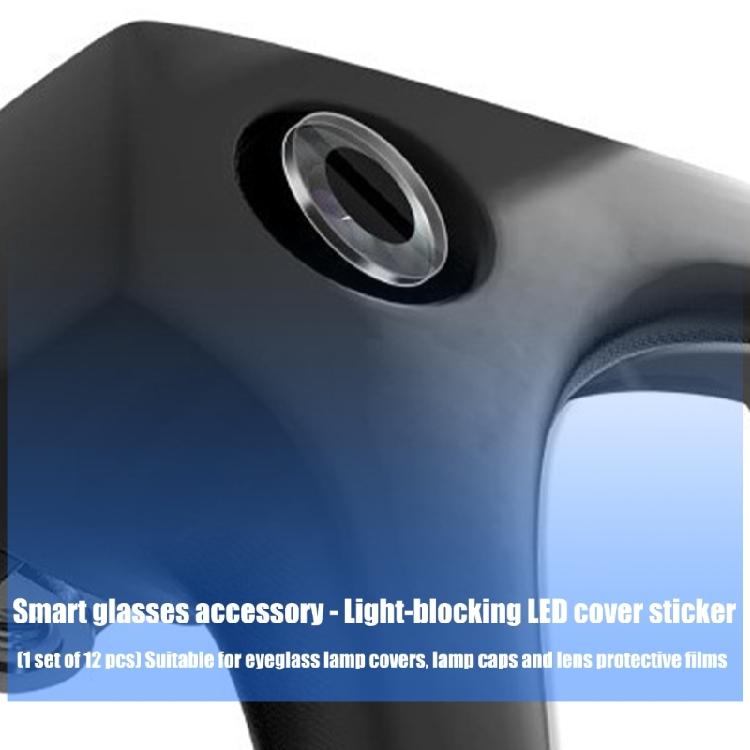Pack of 12 Acrylic Lens Protector Film for VR Glasses Light Cover Dustproof Scratch Resistant Easy Installation Required