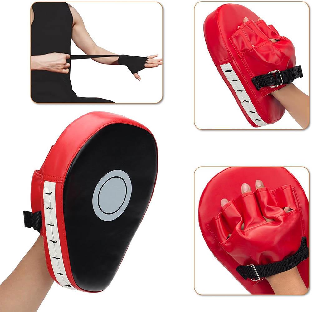 Boxing Foot Target, Leather Hand Target Pads, MMA Muay Thai Pads for Kicking Taekwondo, Kids Adults Boxing Training Equipment