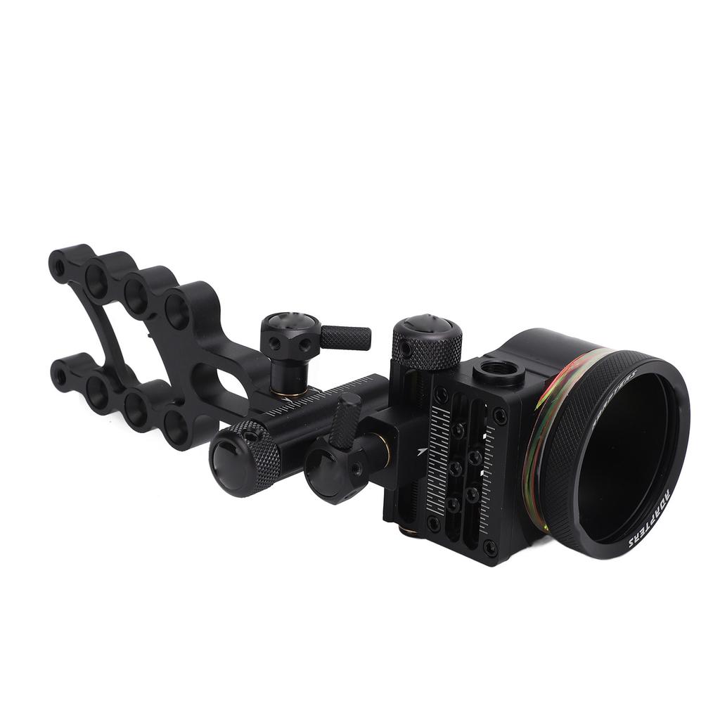 Bogenschießen 5-Pin Visier Aluminiumlegierung Präzise Verstellbarer Winkel Bogenschießen Compoundbogen Visier für Professionelle Anfänger