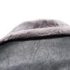 Chaqueta de Cuero Sintético Premium para Hombre Estilo Motero Abrigo de Piel para Motocicleta Corte Ajustado Ropa de Abrigo