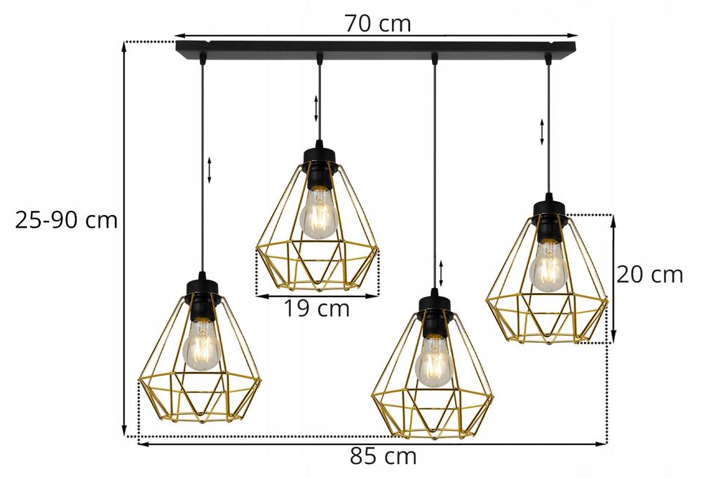MODERN ELEGANT HANGING LAMP METAL LAMPSHADE
