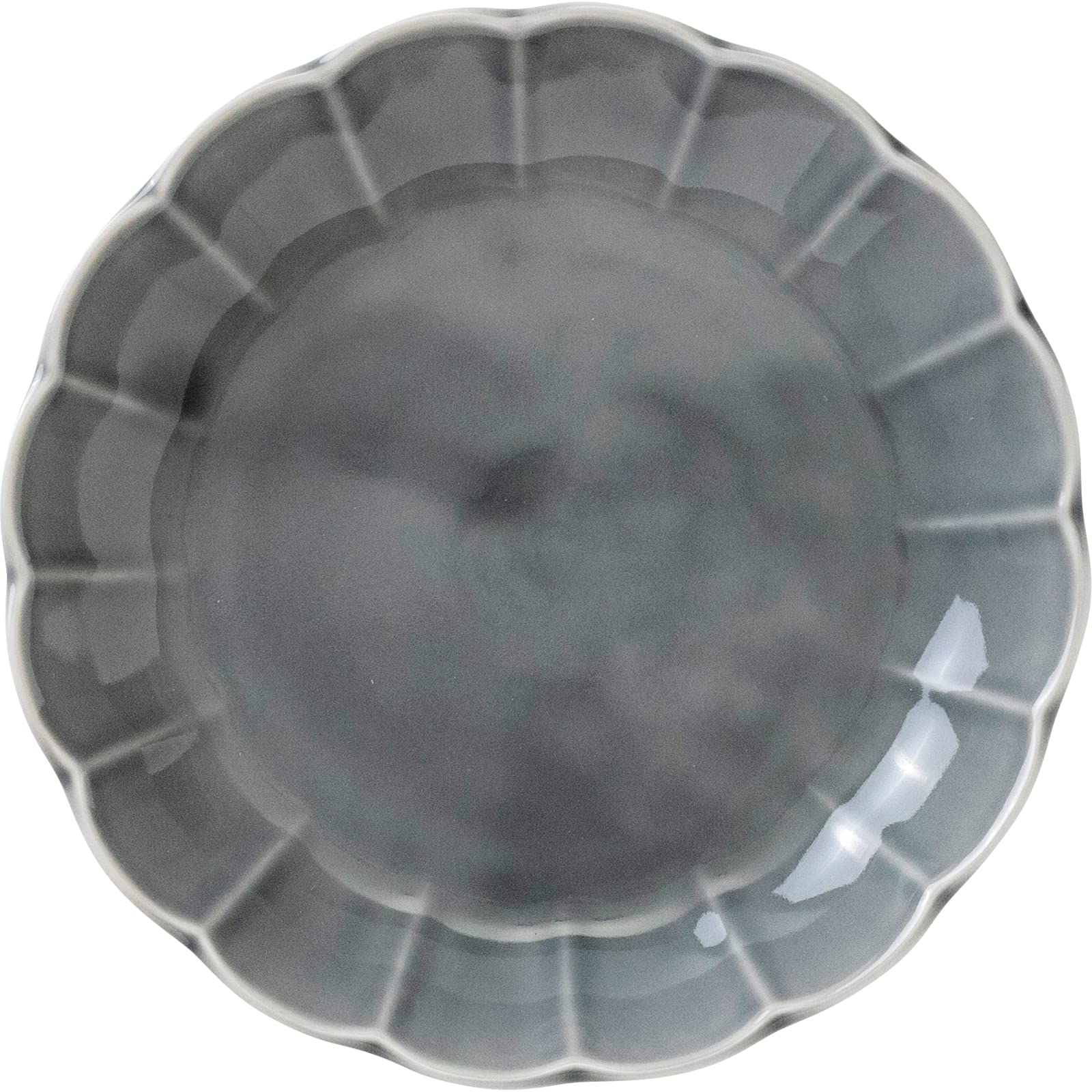 

Minoru Pottery Mino Ware Itsuka 160 Plates, Gray