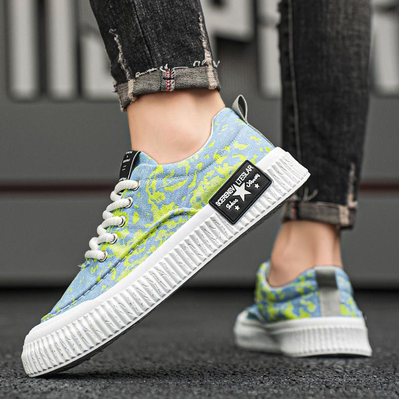 Модная дышащая повседневная парусиновая обувь для подростков — фото 12