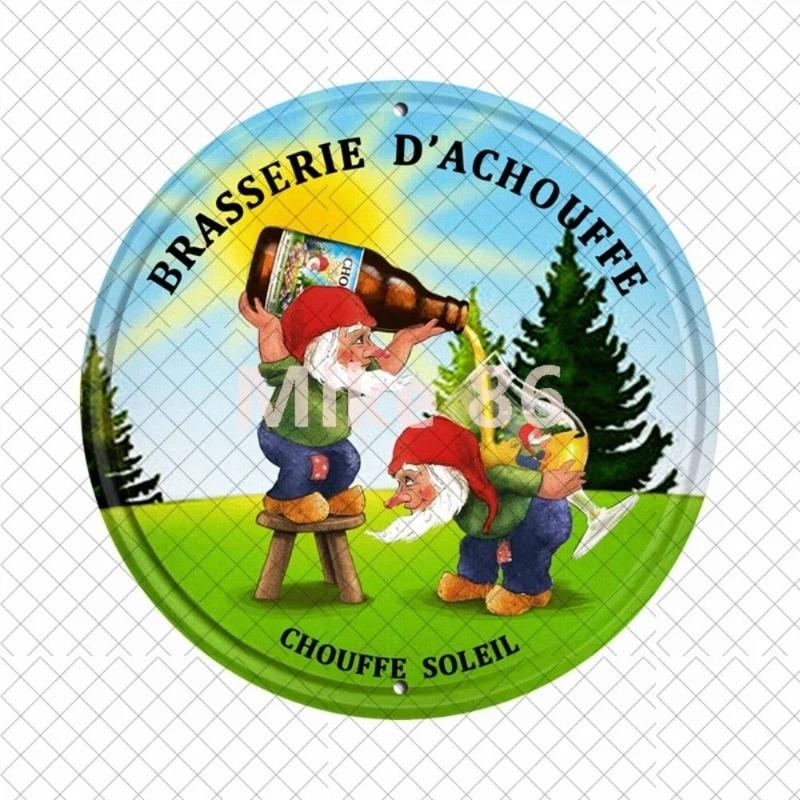 Beer Tin Sign, Metal Wall Decor Plaque 20x20cm