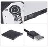 Slim External CD DVD RW Drive USB 2.0 Writer Burner Player Black For Laptop PC