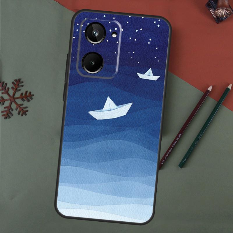 

ocean waves sailboat Case For Realme 15 Pro GT7 GT6 C65 C67 C61 C53 C55 C51 C35 C63 C71 C75 11 12 13 14 Pro Plus Realme 10 Pro Plus