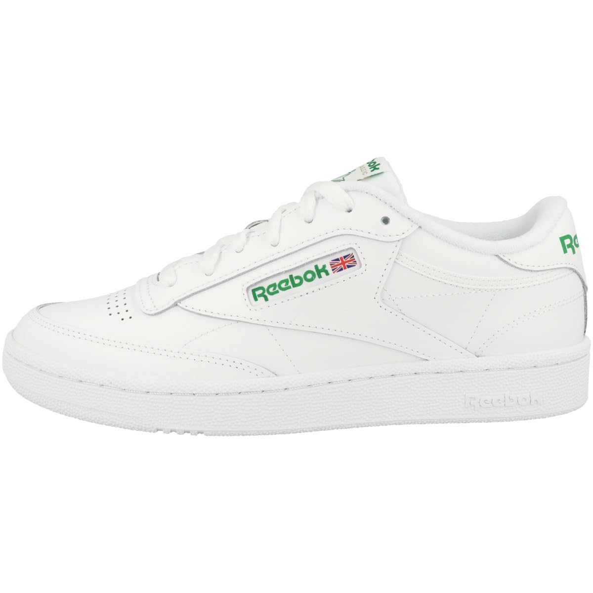 Reebok Club C 85 Size cm Men s Sneakers, White/Green, 24.5