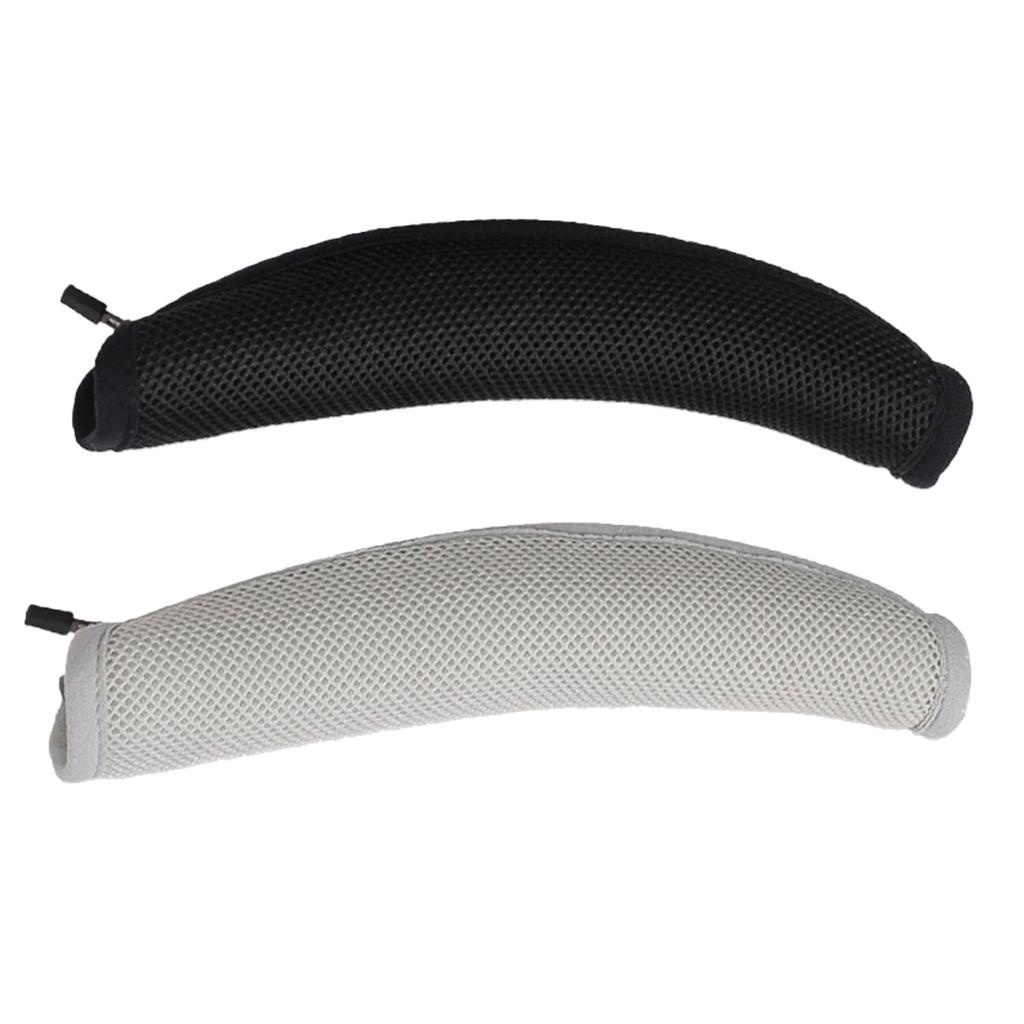 Nylon Mesh Headphone Headband Cover Replacement Headband Sleeve with Zipper Washable for HyperX Cloud III Headset