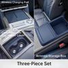 For Zeekr 9X Car Armrest Wireless Charger Silicone Mat Cup Pad Storage Box Interior Modification Accessories