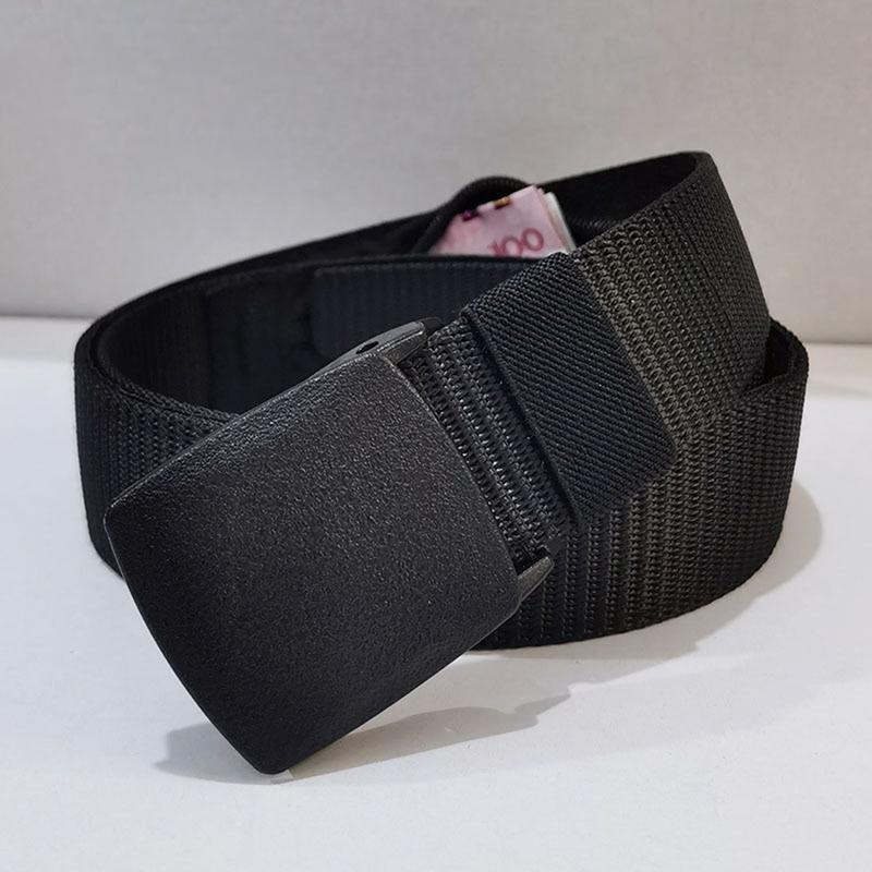 Travel Cash Anti Theft Belt Waist Bag Women Portable Hidden Money Strap Belt Wallet Waist Pack Men Hiding Belt For Men Women