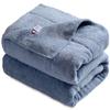 Transparan Imabari Single Couverture Towel 140 X 190 Made In Cotton Blanket, Approx. Cm, Japan, 100% (Sax Blue)