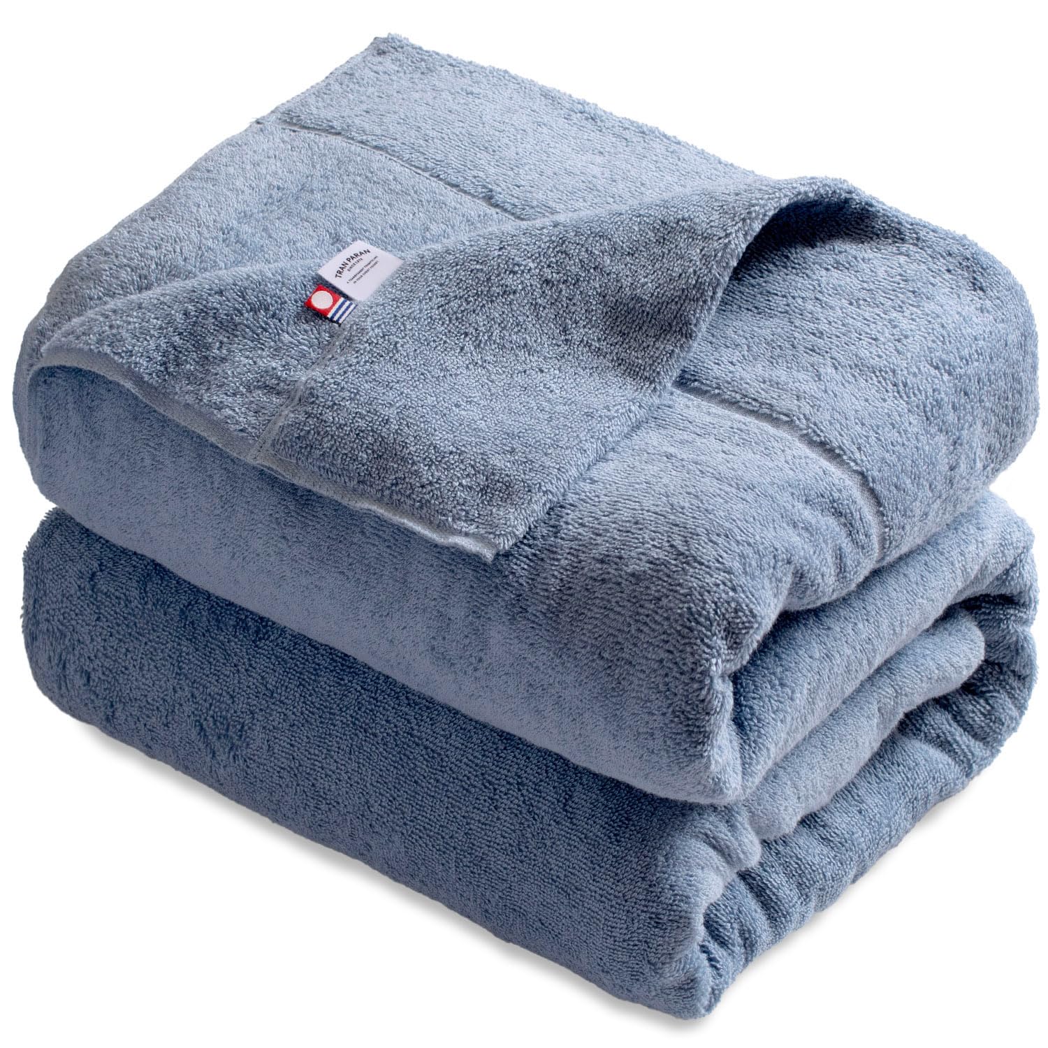 

Прозрачное Одинарное Покрывало Имабари 140 x 190 Сделано из Хлопкового Одеяла, Прибл.. см, Япония, 100% (Саксофон Блю)