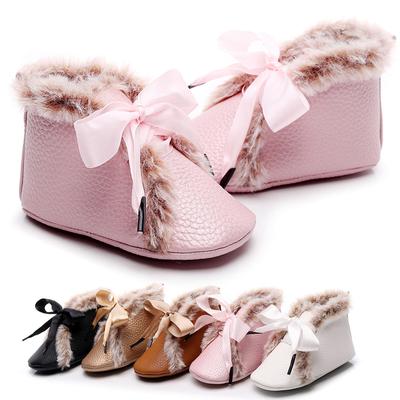 Baby-Stiefel für Neugeborene, Mädchen und Jungen, warme Schuhe, Lauflernschuhe, Stiefeletten