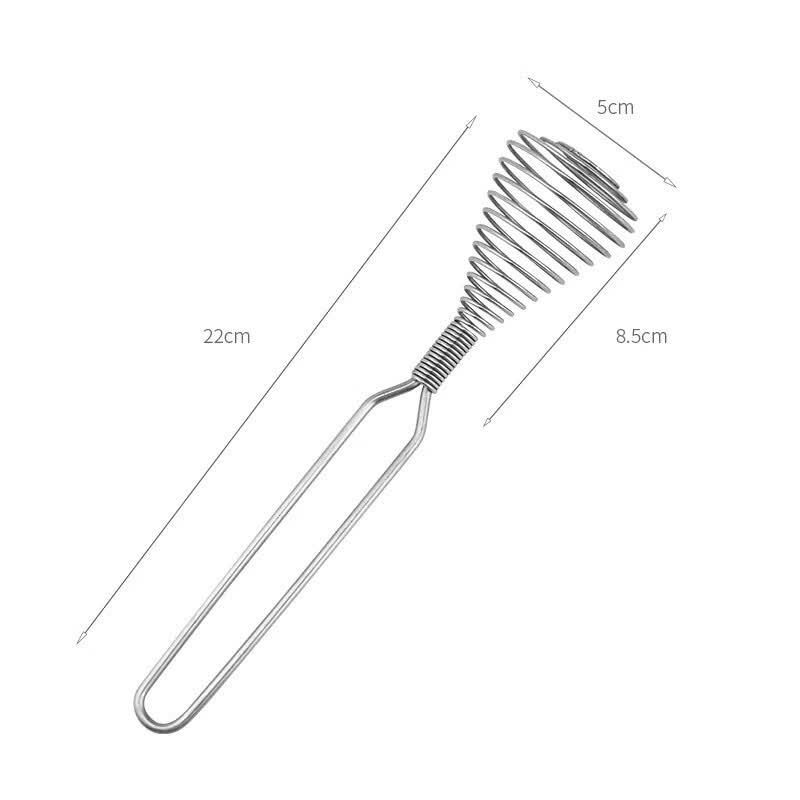 ZISIZ Stainless Steel Spring Whisk