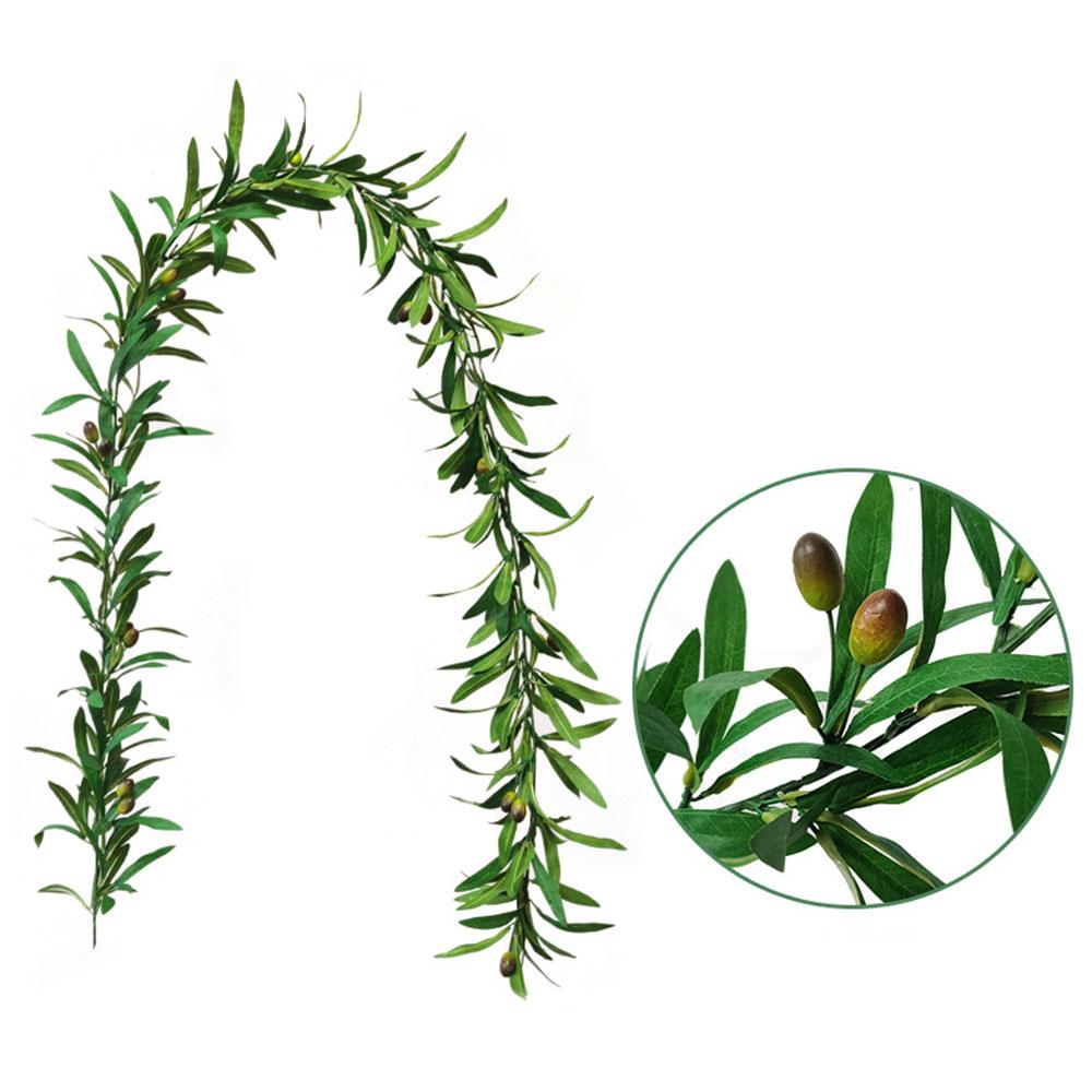 1Pc Greenery Vine Artificial Greenery Garland Vine for Wedding Parties Home Decorations Bookstore