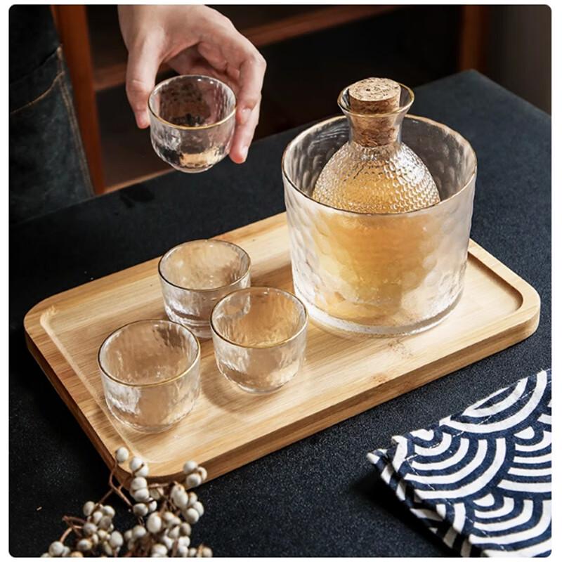 Japanese Glass Sake Set